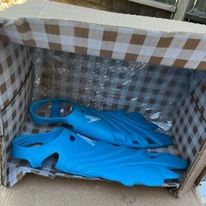 Speedo Aqua Blue Swim Fins